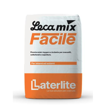 Lecamix Facile: massetto alleggerito per esterni
