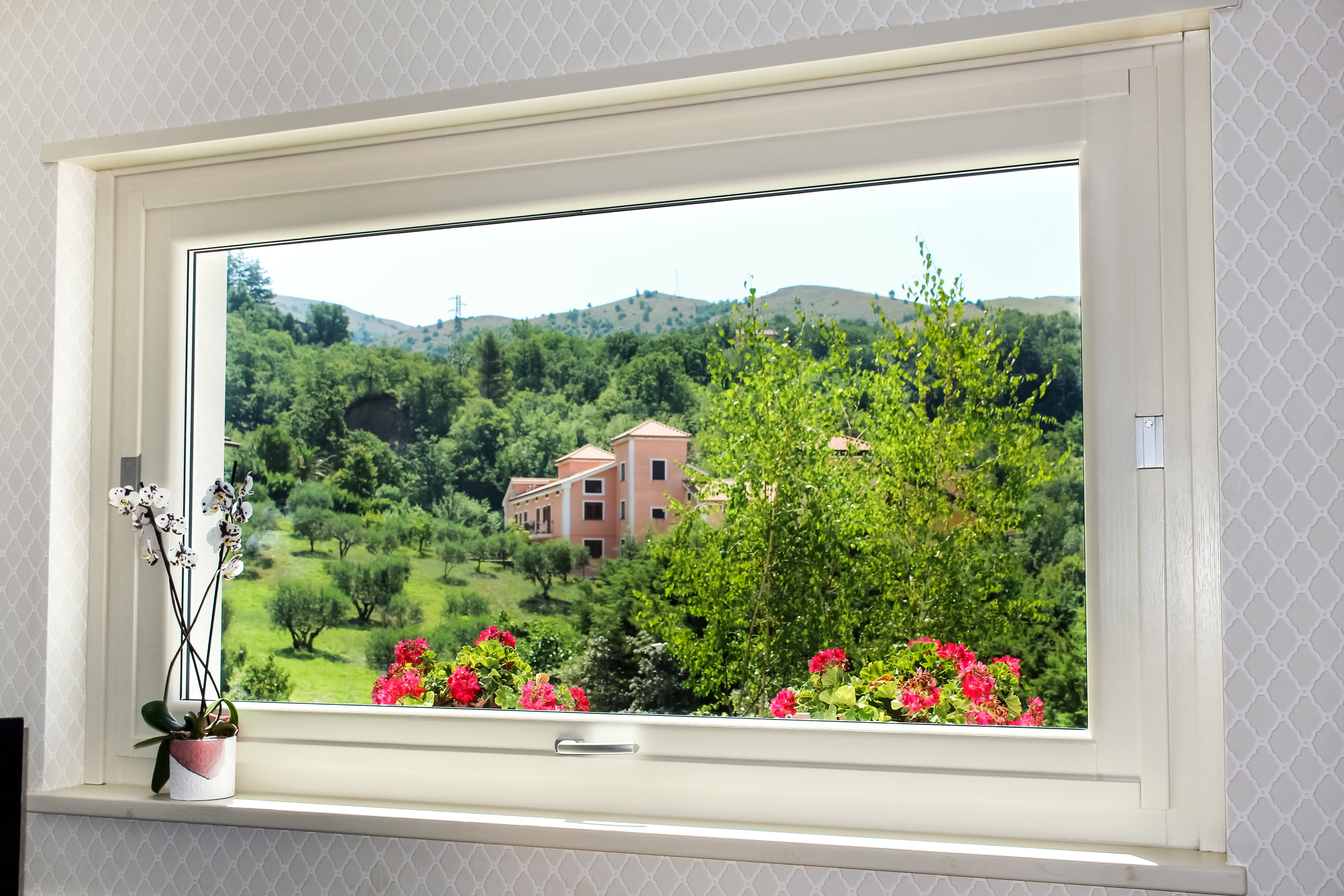 Infisso in legno-alluminio Prestige