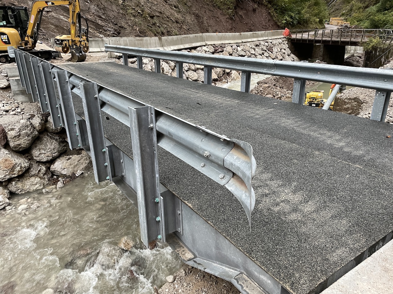Ponte provvisorio, trasformato in ponte permanente ACROW Beam Bridge (Comelico Superiore, BL)