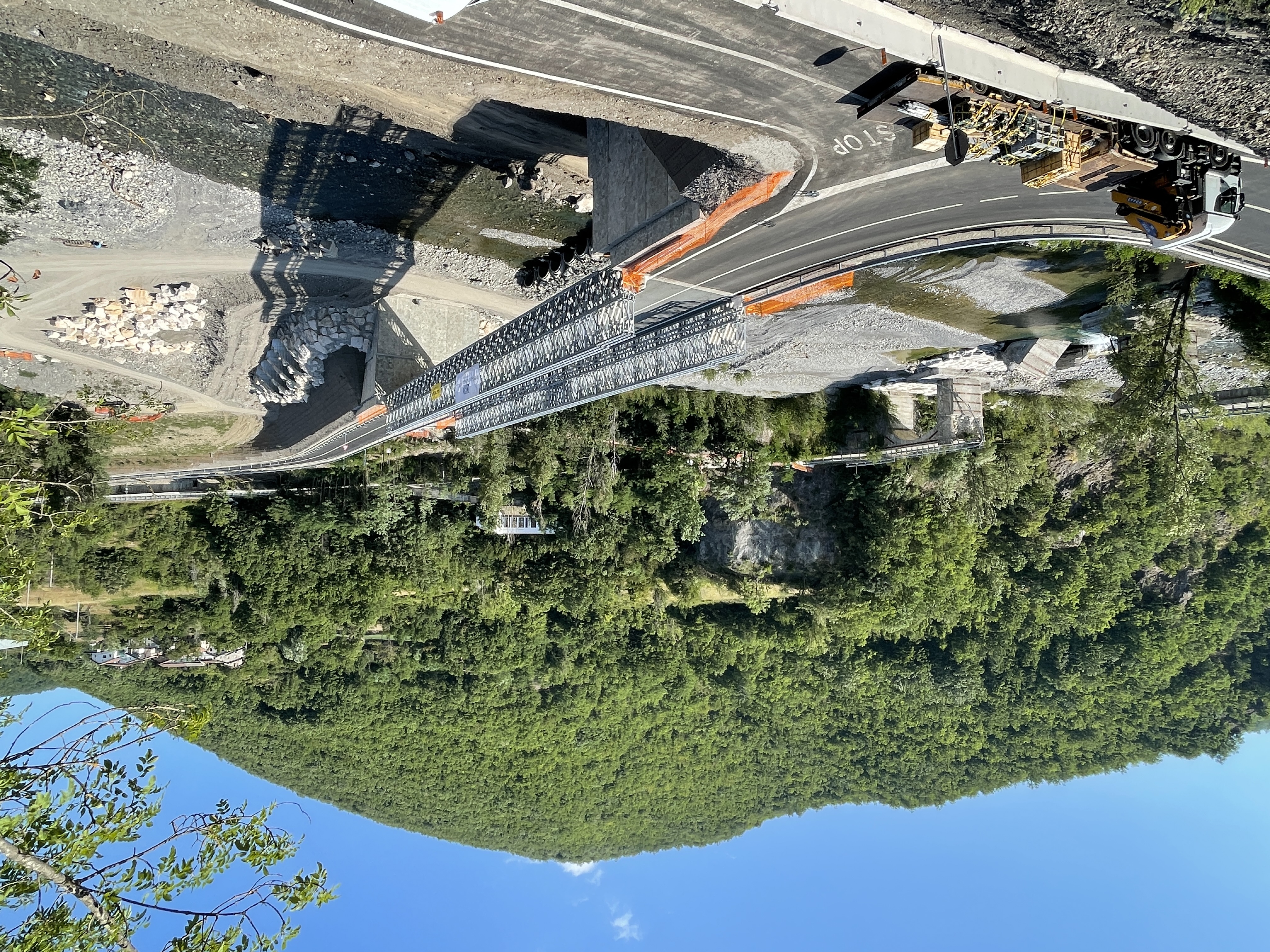 Ponte provvisorio emergenziale ACROW 700XS (Ponte Lenzino, SS45)